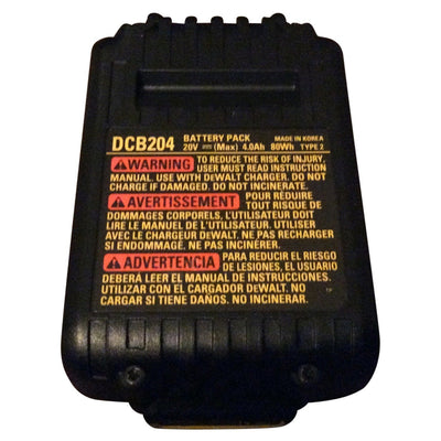 Dewalt 20v Max Premium Xr Lith Ion 4.0ah Battery (OEM) Batteries & Chargers Dewalt