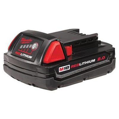 M18 18-Volt Lithium-Ion 2 Ah Compact Battery Milwaukee Oem Batteries & Chargers Milwaukee